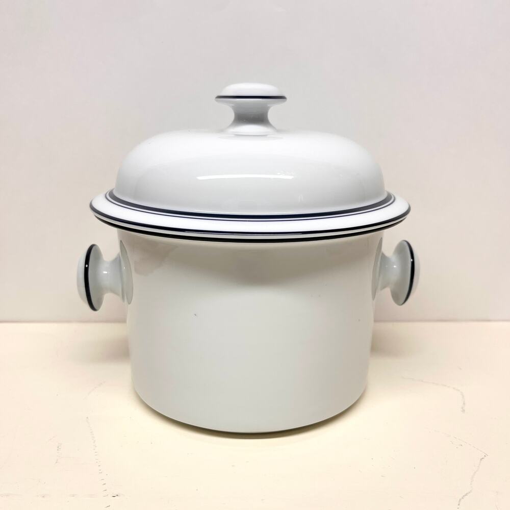Vintage Dansk Bistro Christianshavn Blue Covered Casserole Dish